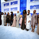 Beyoncé and the Mothers of the Movement, mothers of victims of gun violence, attend the 2016 MTV Video Music Awards at Madison Square Garden on Aug. 28, 2016, in New York City.
Larry Busacca/Getty Images